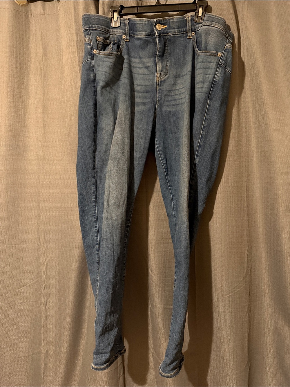 Torrid Bombshell Skinny Premium Stretch Skinny Jeans in Blue Waist 22T